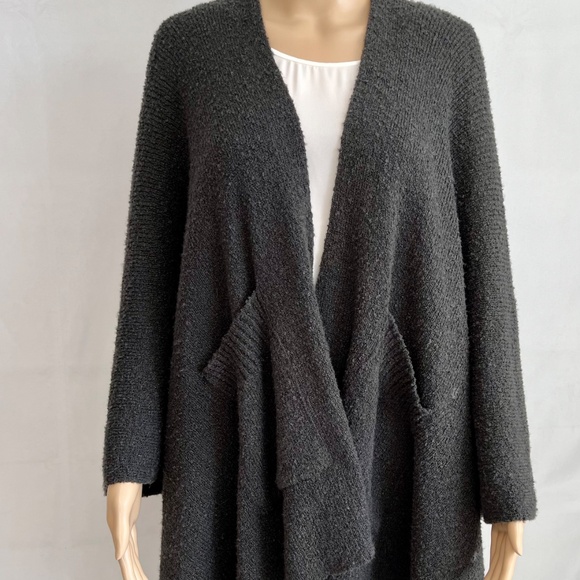 Vince Camuto Cape-Style Sweater Laganlook Wrap, Size OS, Gray - Picture 3 of 11